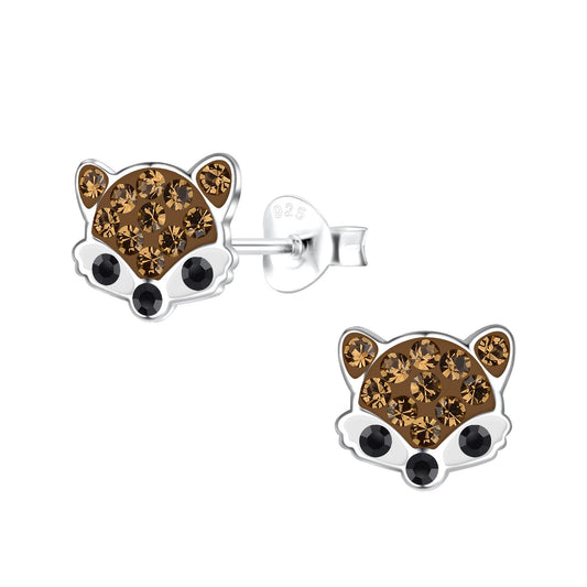 Kinder Ohrringe Fuchs aus 925 Silber