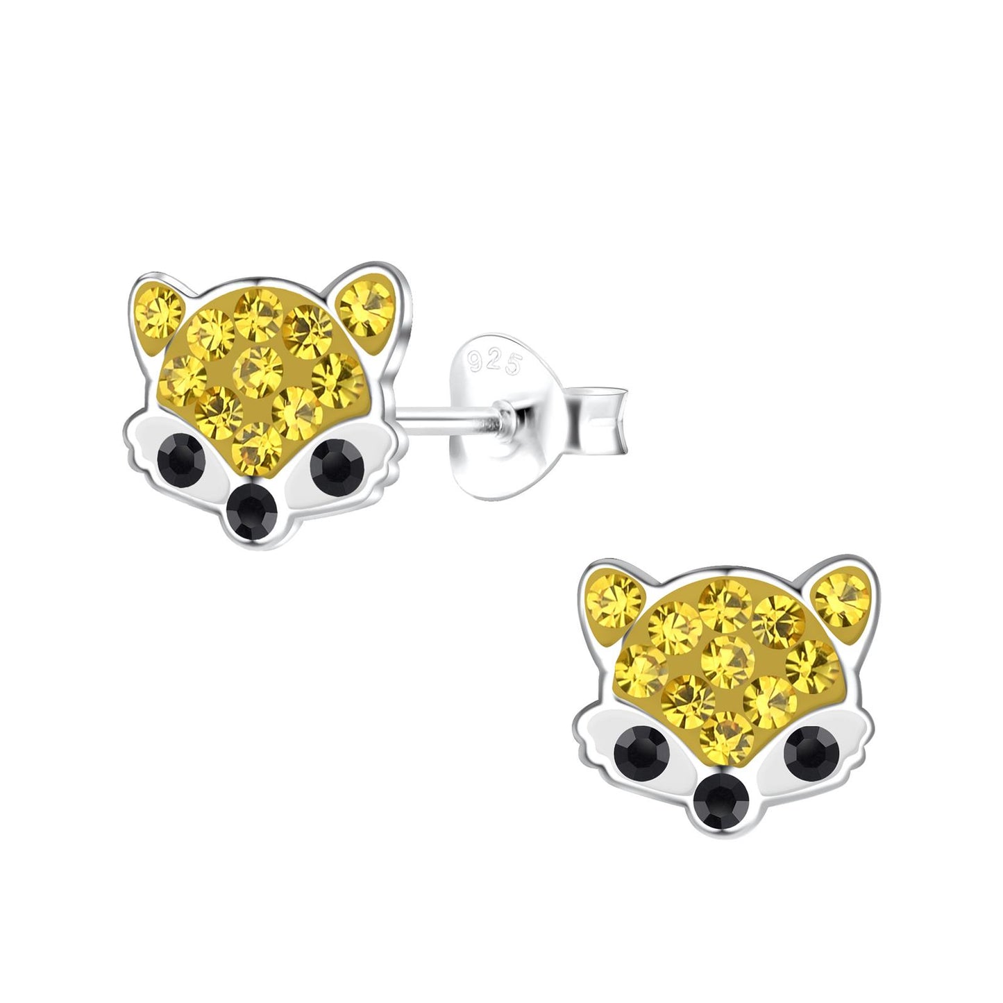 Kinder Ohrringe Fuchs aus 925 Silber