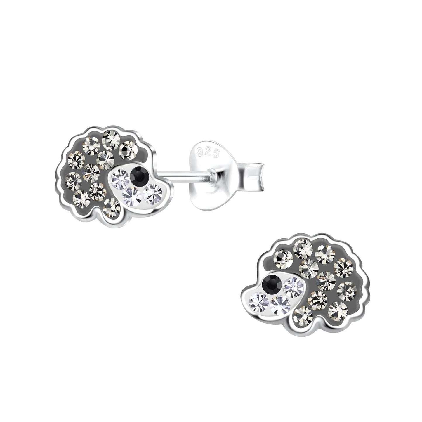 Kinder Ohrringe Igel aus 925 Silber