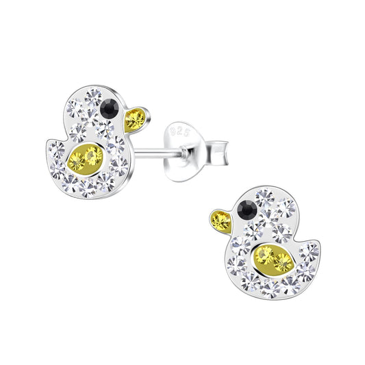 Kinder Ohrringe Enten aus 925 Silber