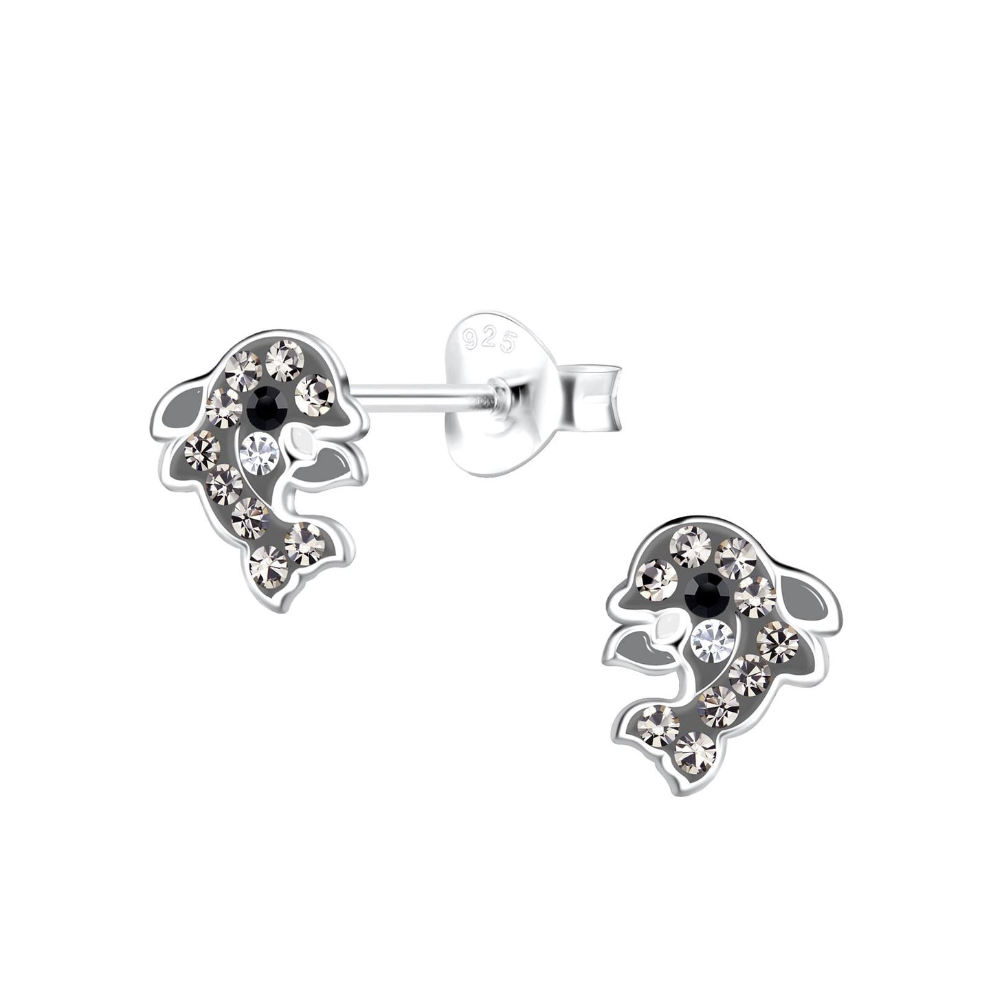 Kinder Ohrringe Delfin aus 925 Silber
