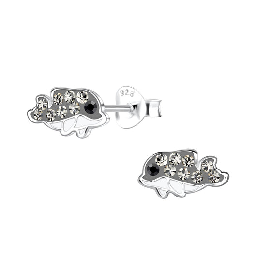 Kinder Ohrringe Delfin aus 925 Silber
