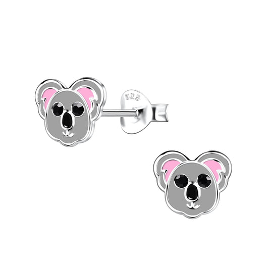 Kinder Ohrringe Koala aus 925 Silber