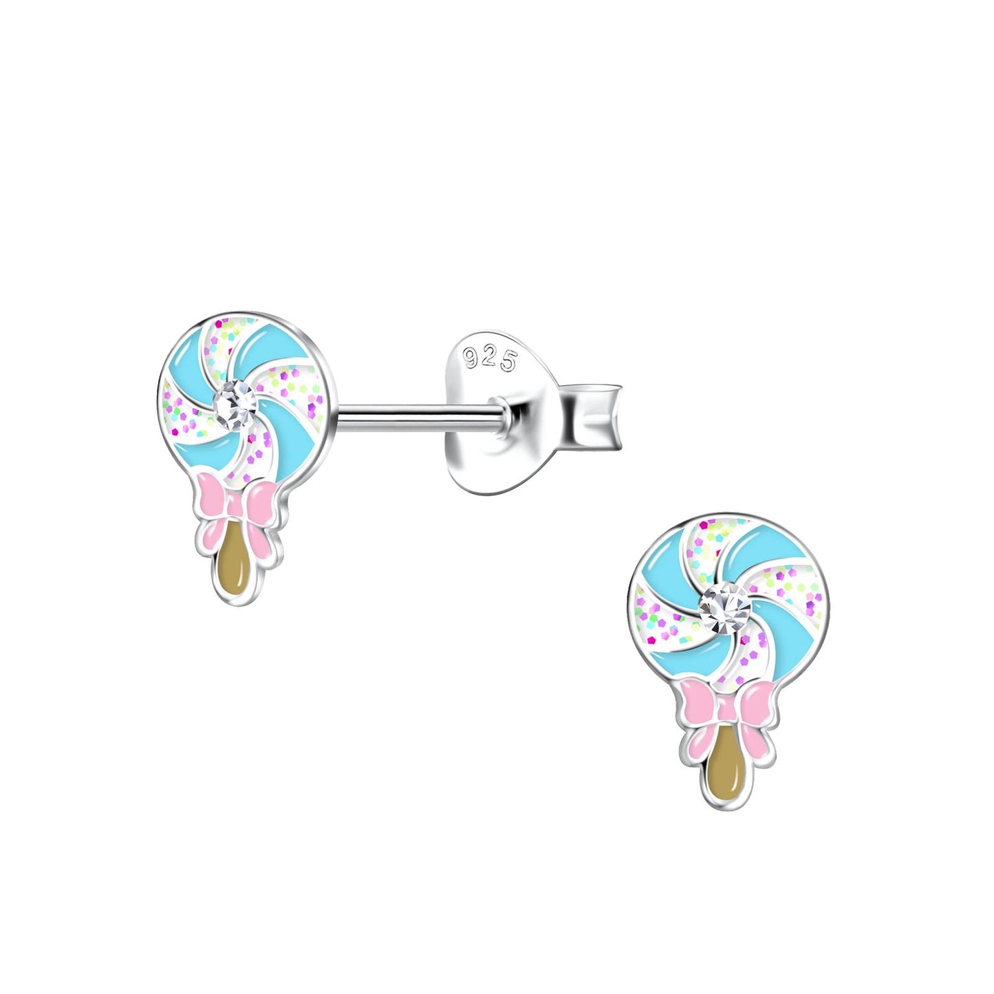 Kinder Ohrringe Bonbon aus 925 Silber