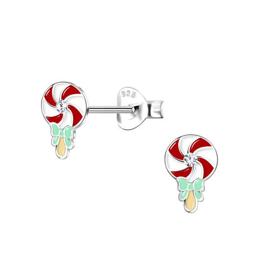 Kinder Ohrringe Bonbon aus 925 Silber