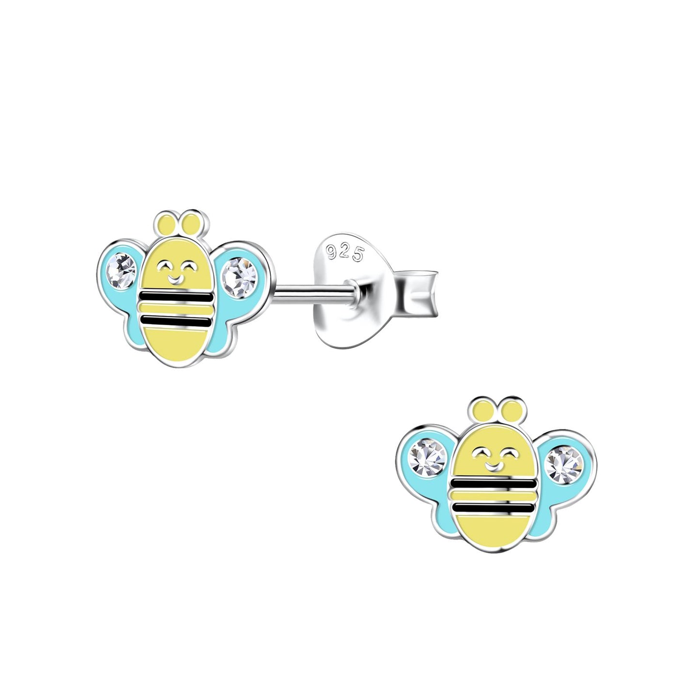 Kinder Ohrringe Bienen aus 925 Silber