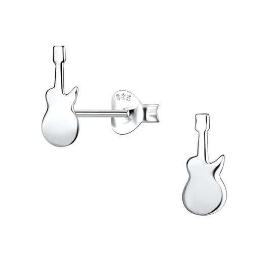 Kinder Ohrringe Gitarren aus 925 Silber