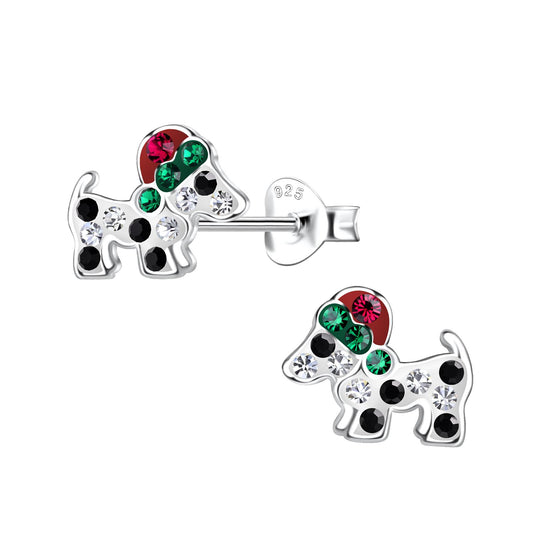 Kinder Ohrringe Hunde aus 925 Silber