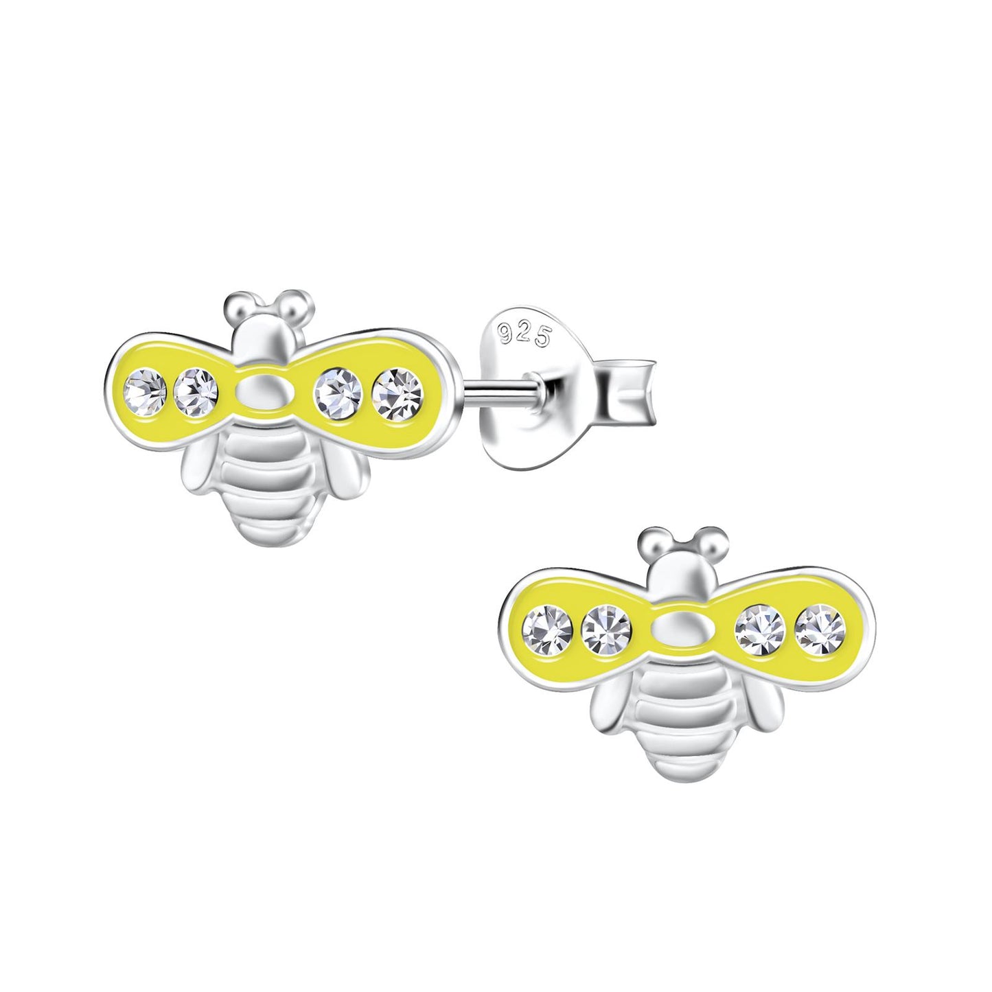 Kinder Ohrringe Bienen aus 925 Silber