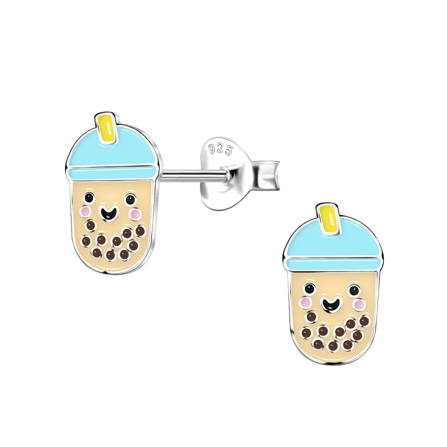 Kinder Ohrringe Bubble Tea aus 925 Silber