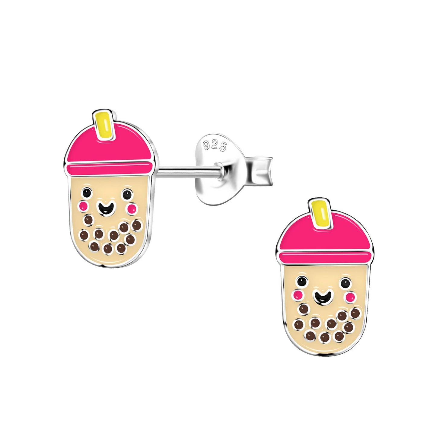 Kinder Ohrringe Bubble Tea aus 925 Silber
