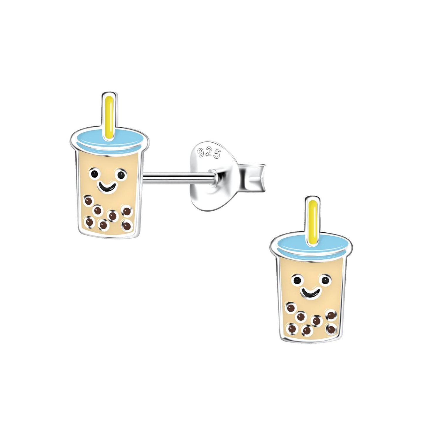 Kinder Ohrringe Bubble Tea aus 925 Silber