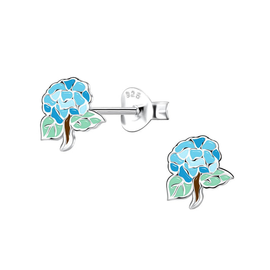 Mädchen Ohrringe Blumen aus 925 Silber