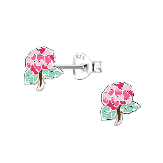 Mädchen Ohrringe Blumen aus 925 Silber