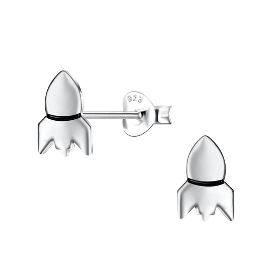 Jungen Ohrringe Raketen aus 925 Silber