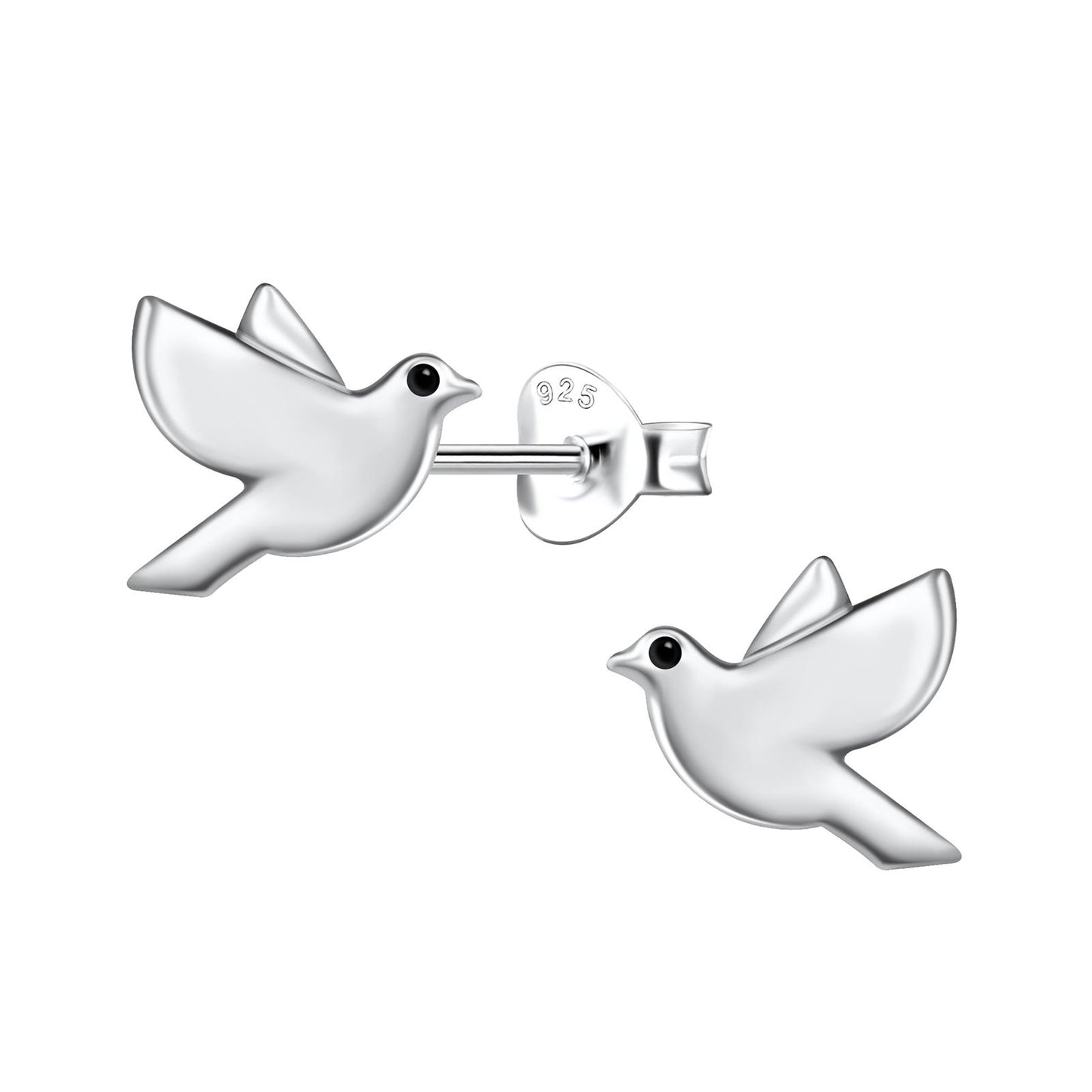 Kinder Ohrringe Vogel aus 925 Silber