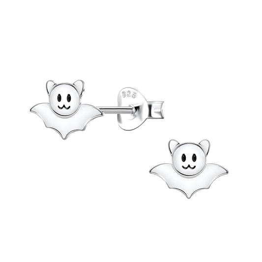 Children's bat earrings made of 925 silver