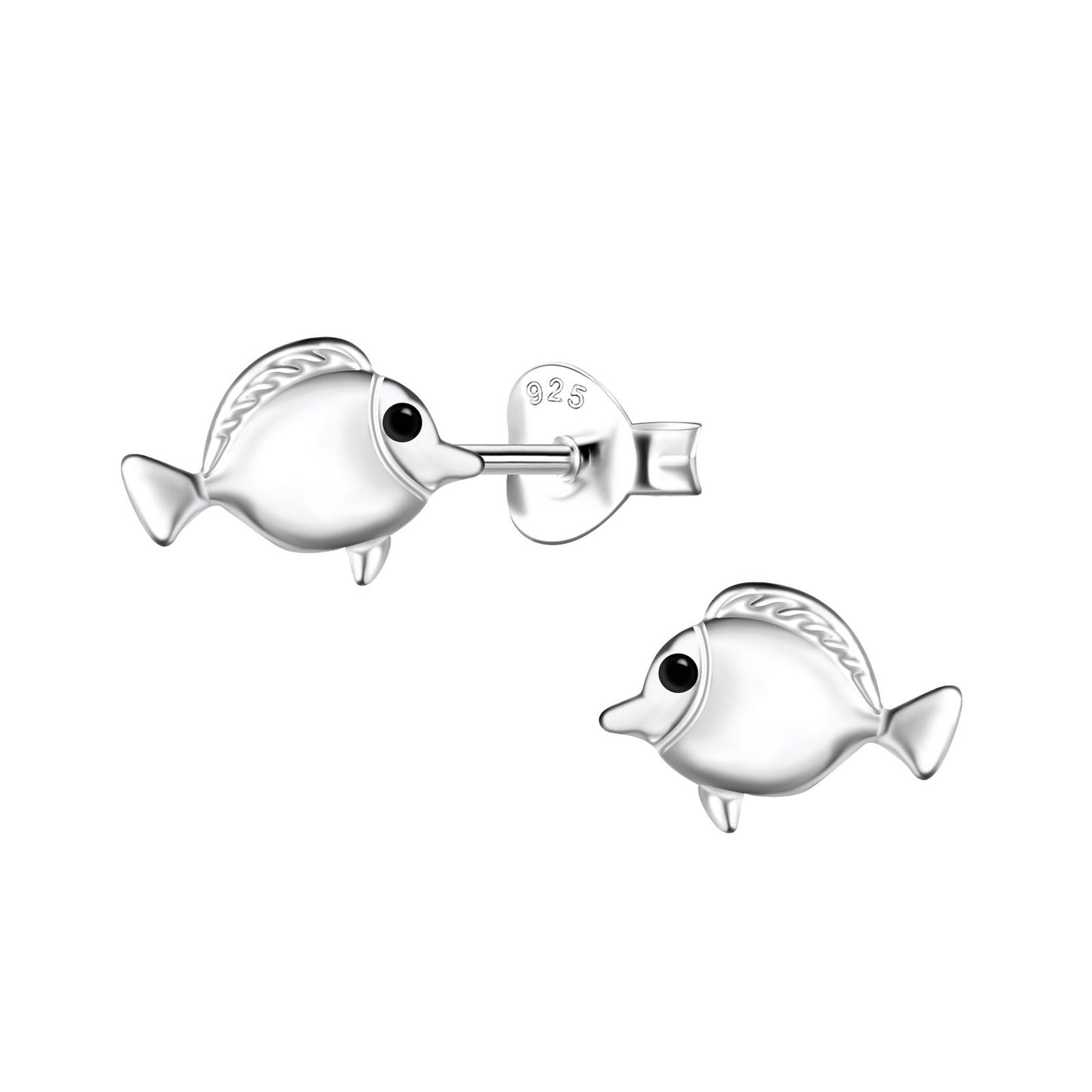 Kinder Ohrringe Fisch aus 925 Silber