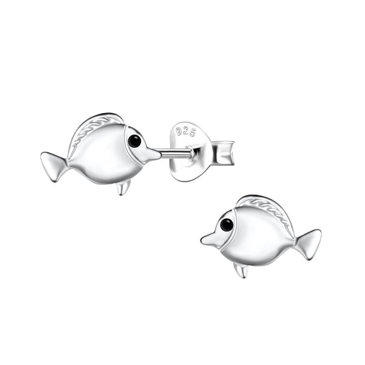 Kinder Ohrringe Fisch aus 925 Silber