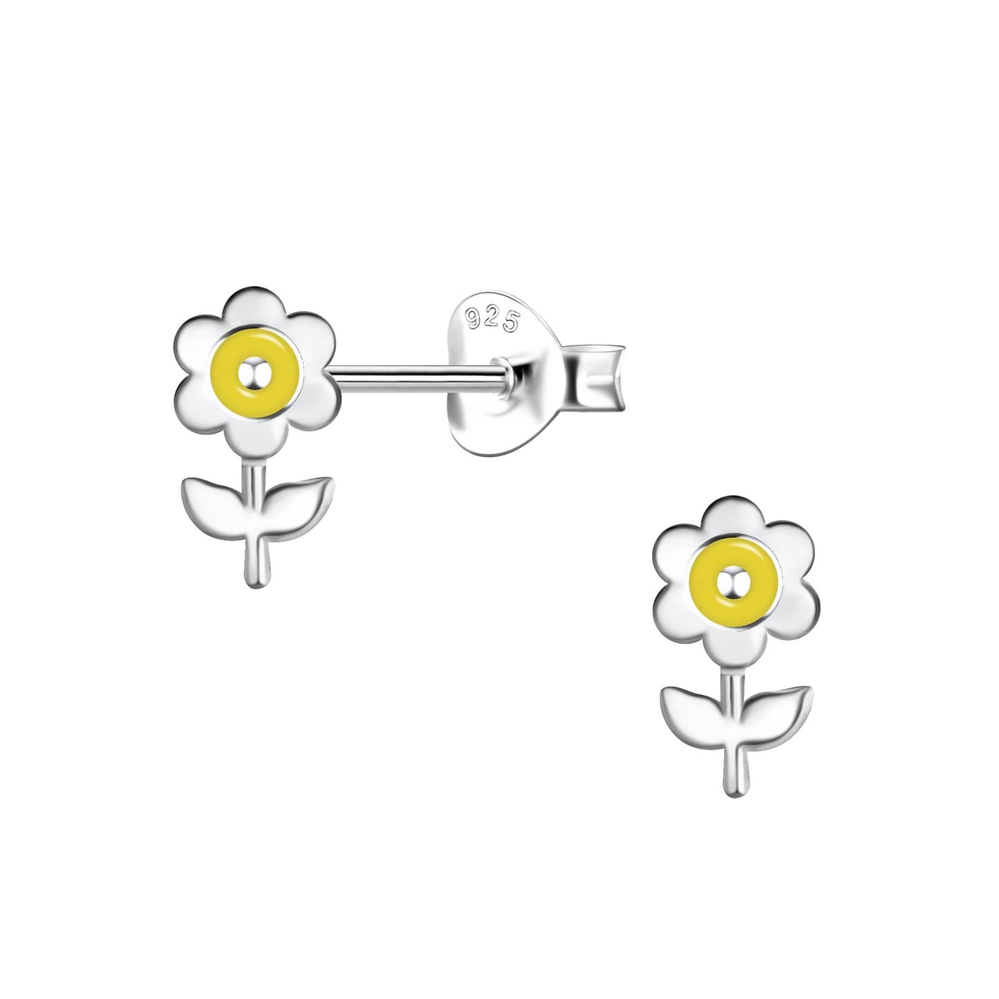 Mädchen Ohrringe Blumen aus 925 Silber