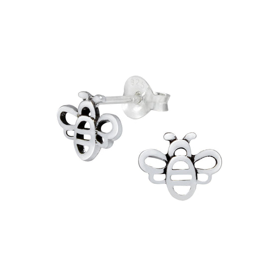 Kinder Ohrringe Bienen aus 925 Silber