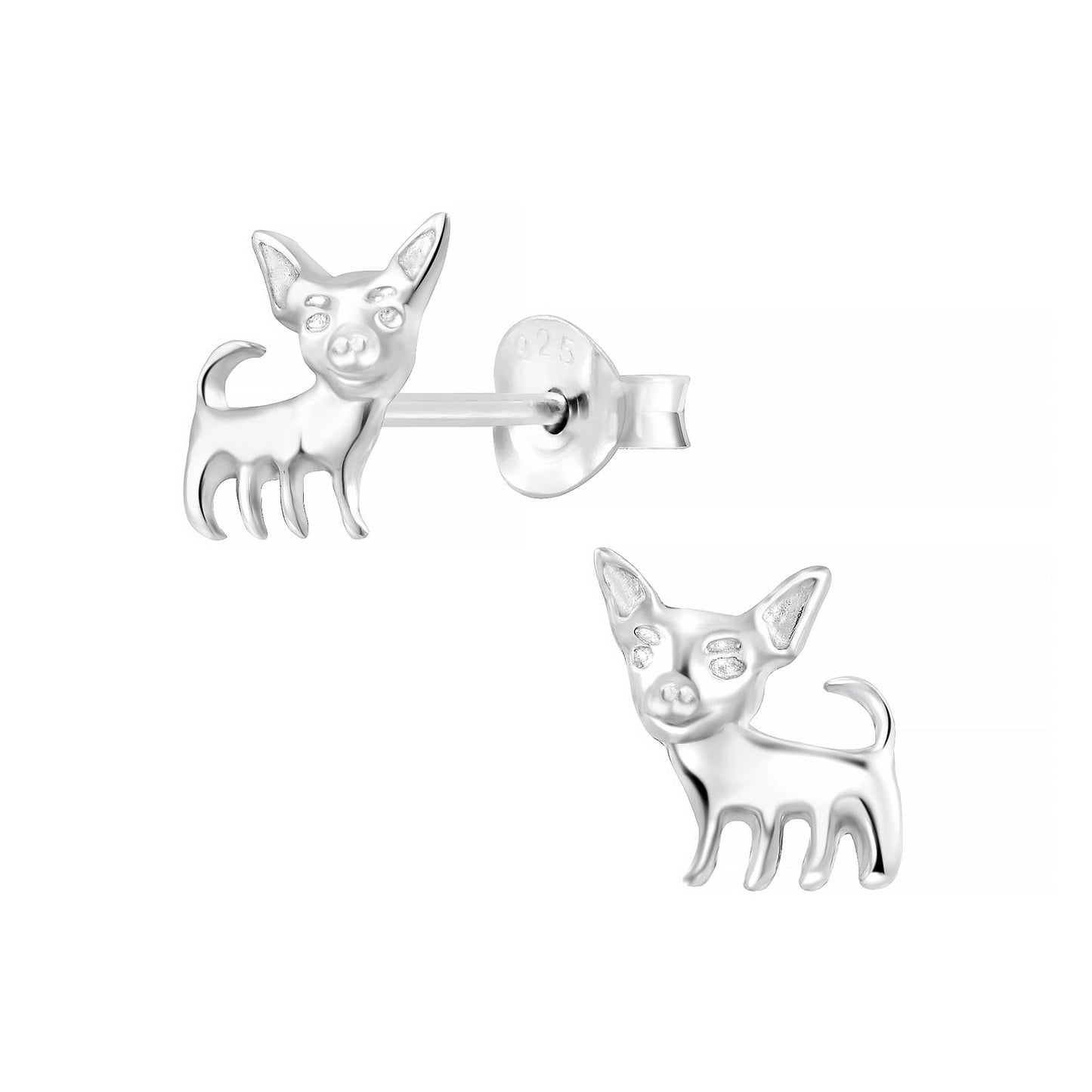 Kinder Ohrringe Hunde aus 925 Silber