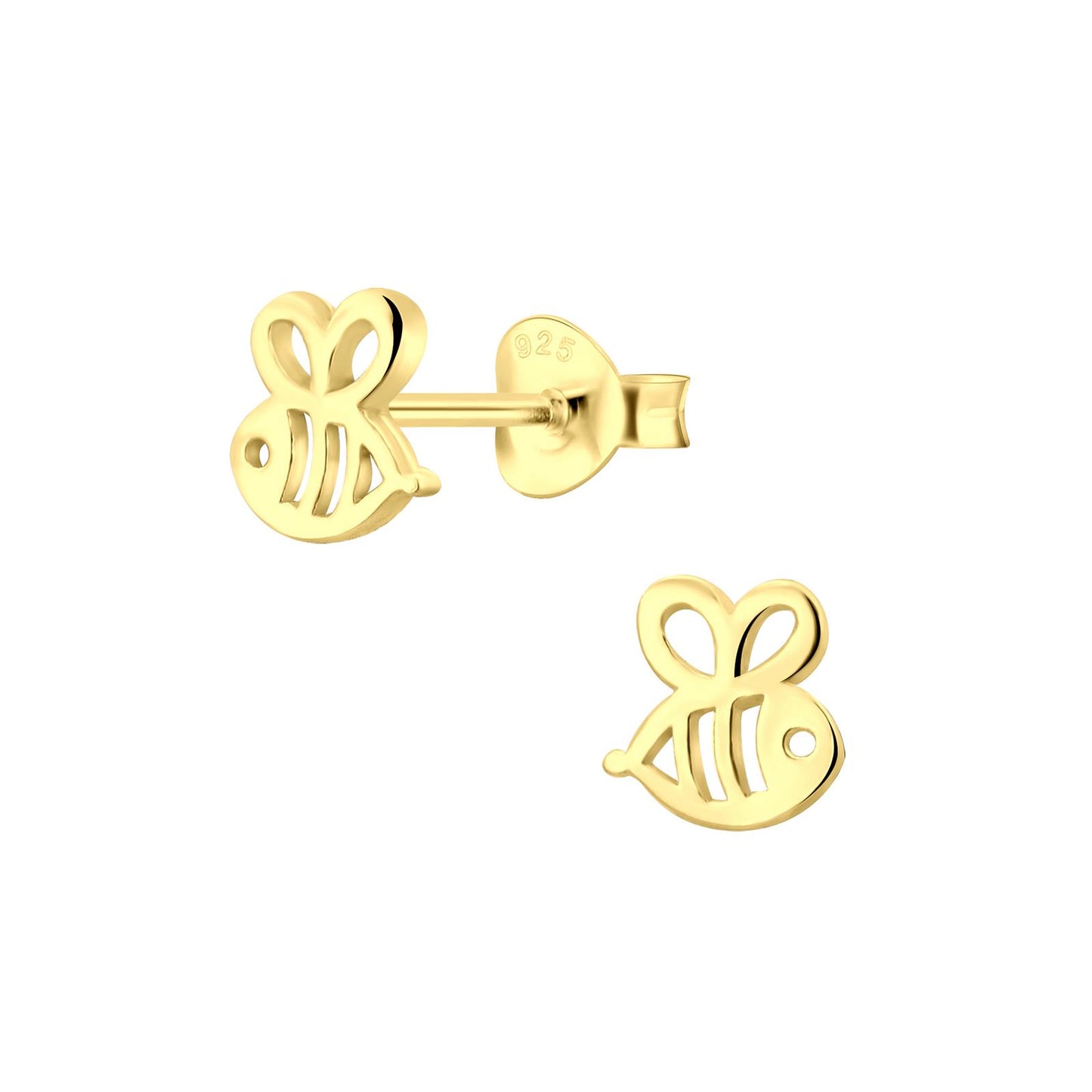 Kinder Ohrringe Bienen aus 925 Silber