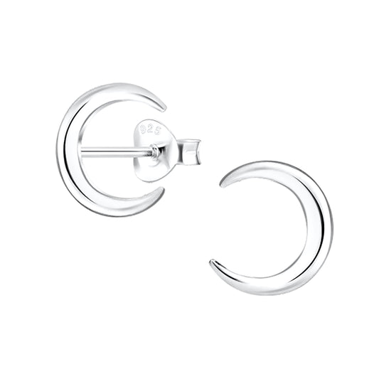 Kinder Ohrringe Mond aus 925 Silber