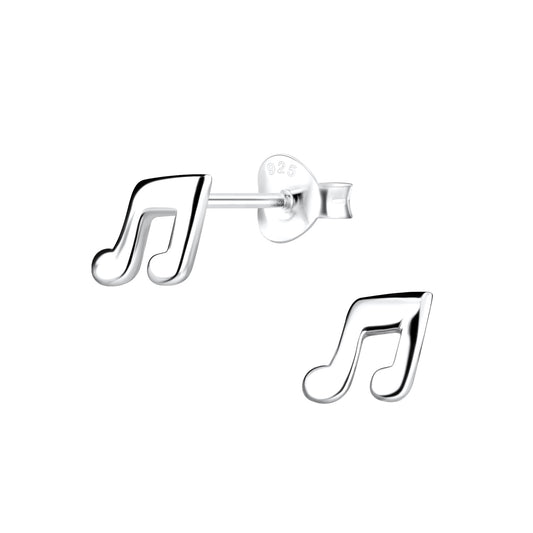 Kinder Ohrringe Musiknoten aus 925 Silber