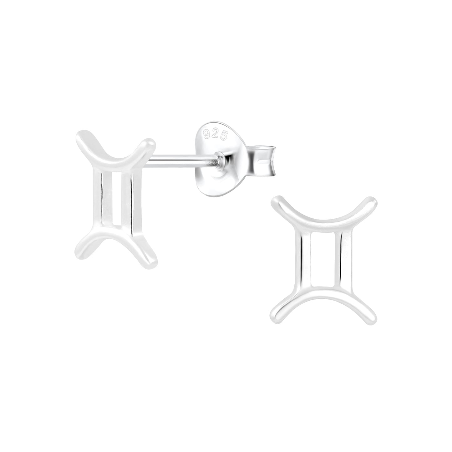 Mädchen Ohrringe Zwillinge Sternzeichen aus 925 Silber