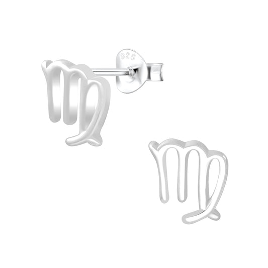 Mädchen Ohrringe Jungfrau Sternzeichen aus 925 Silber