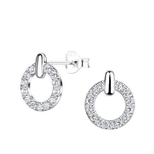 Kinder Ohrringe Geometrische aus 925 Silber