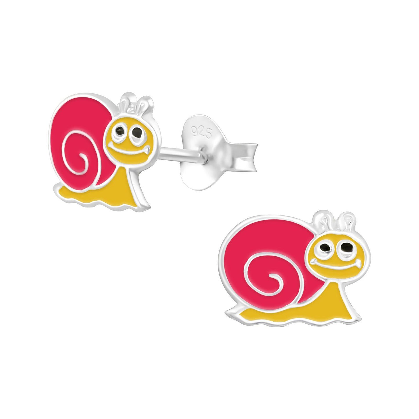Kinder Ohrringe Schnecke aus 925 Silber