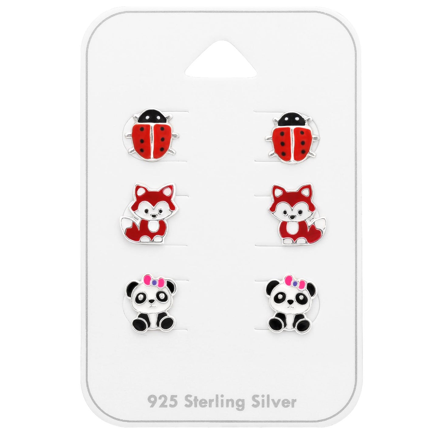 Kinder Schmuckset Tiere aus 925 Silber