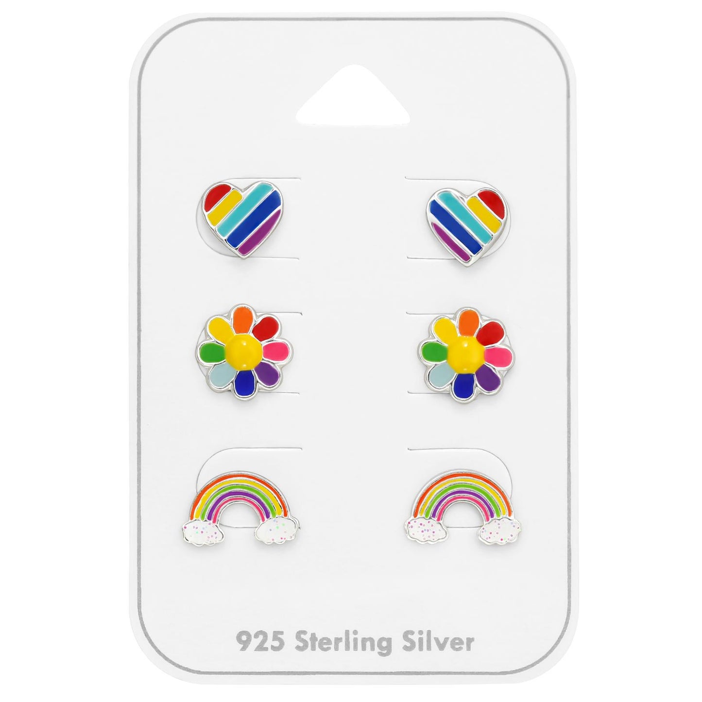 Kinder Schmuckset Blume aus 925 Silber