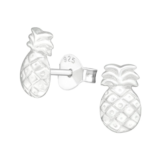Kinder Ohrringe Ananas aus 925 Silber