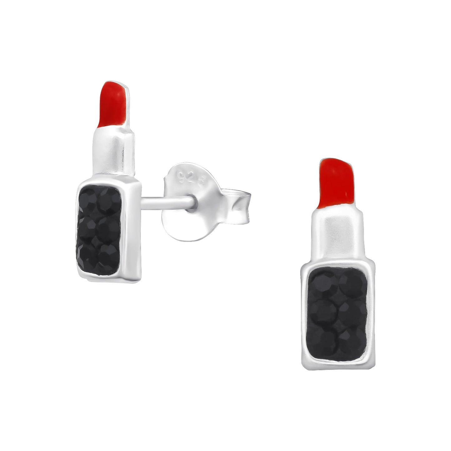 Kinder Ohrringe Lippenstift aus 925 Silber