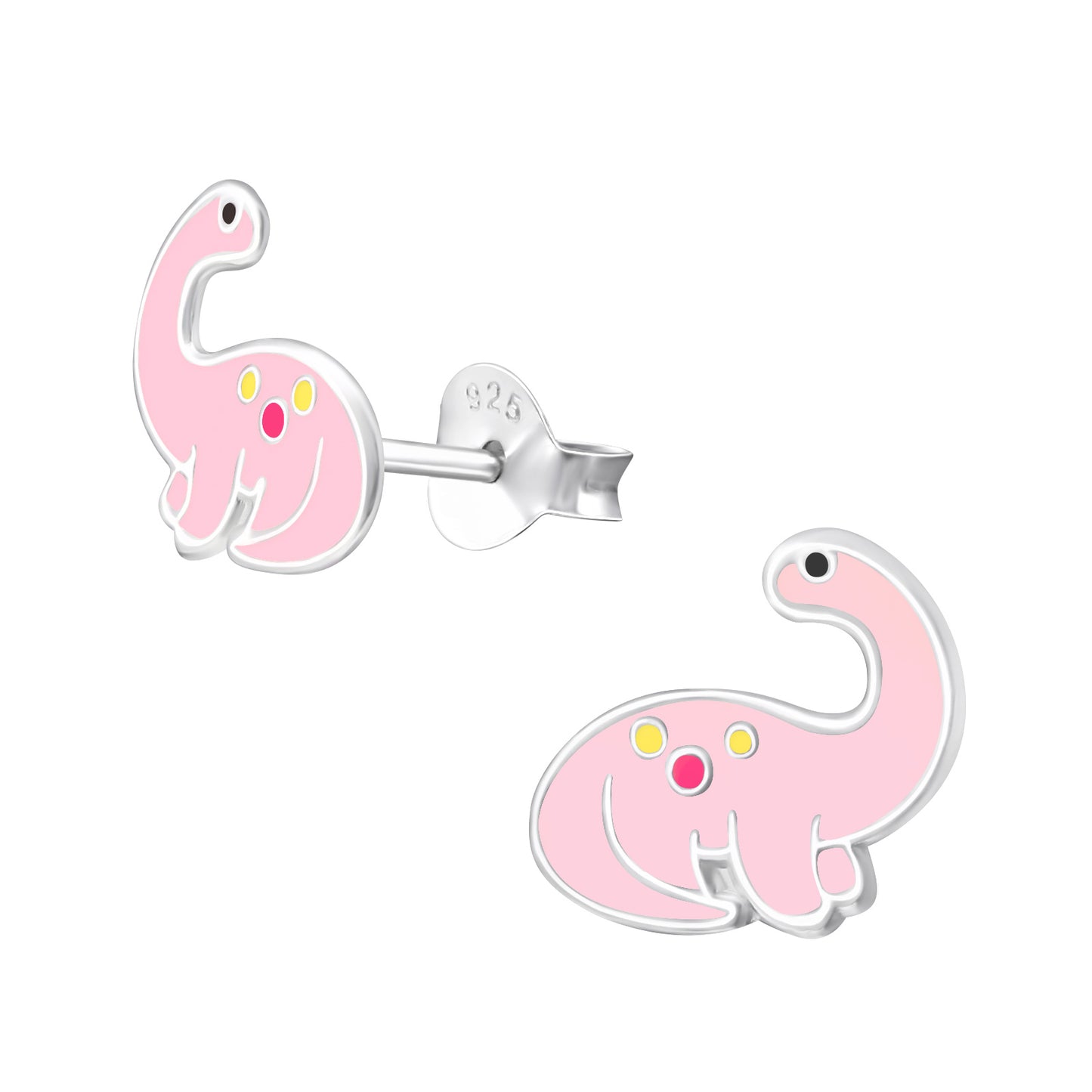 Jungen Ohrringe Dinosaurier aus 925 Silber