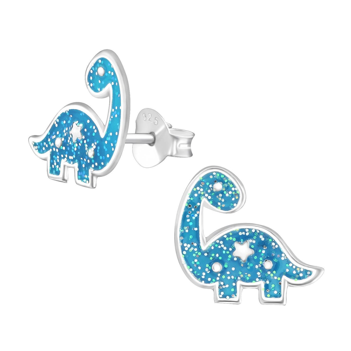 Jungen Ohrringe Dinosaurier aus 925 Silber