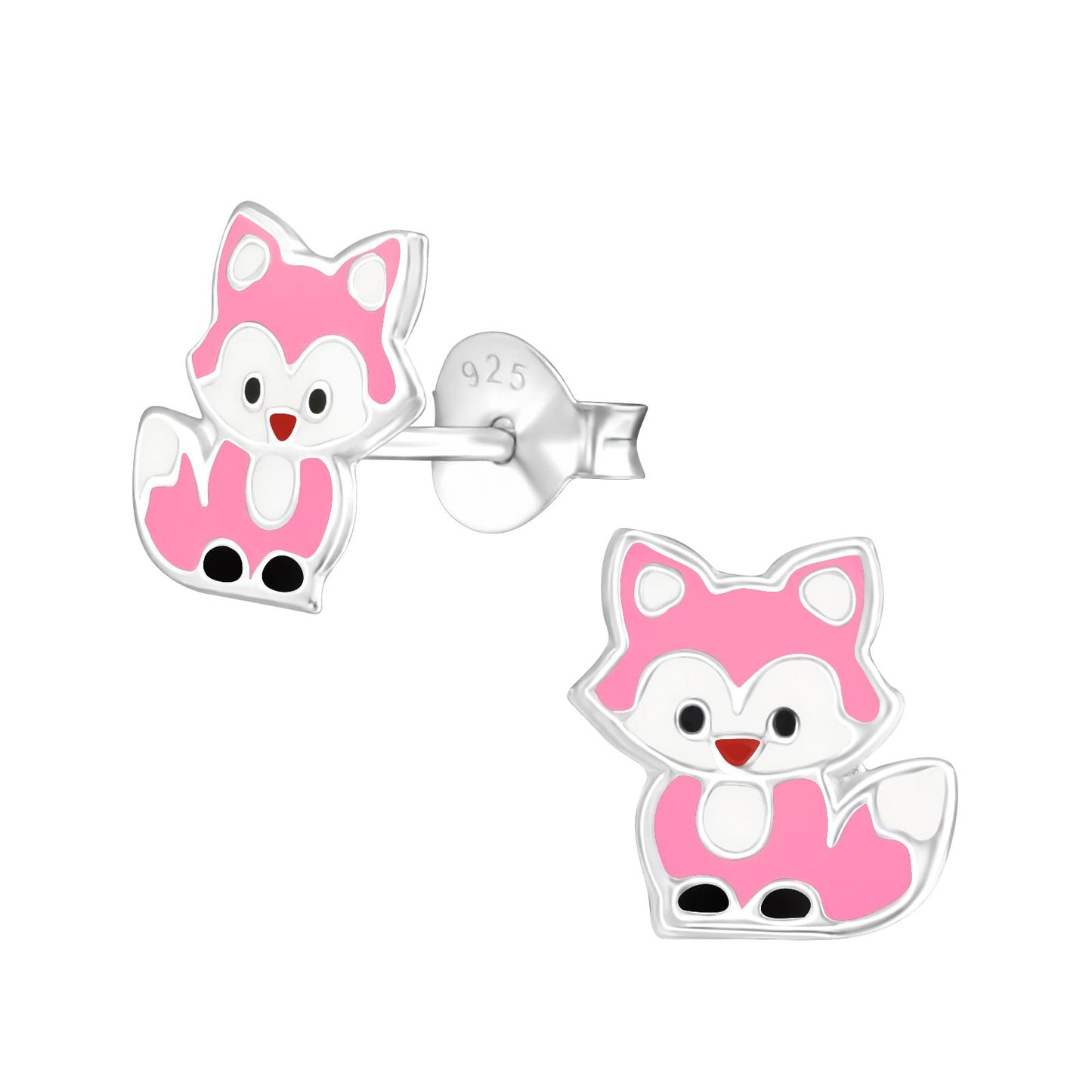 Kinder Ohrringe Fuchs aus 925 Silber