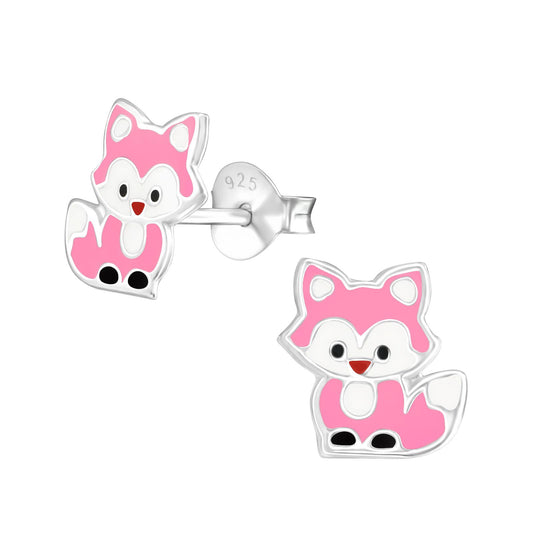 Kinder Ohrringe Fuchs aus 925 Silber