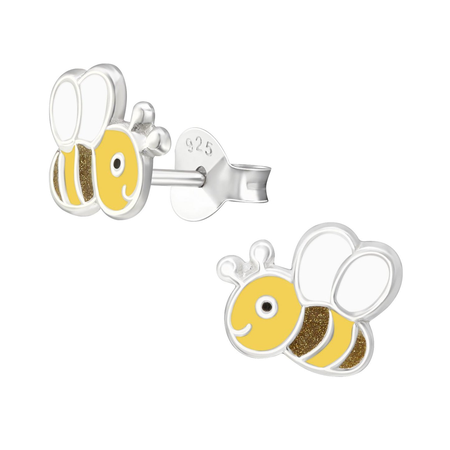 Kinder Ohrringe Biene aus 925 Silber
