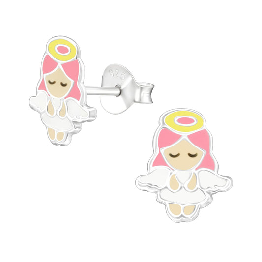 Kinder Ohrringe Engel aus 925 Silber