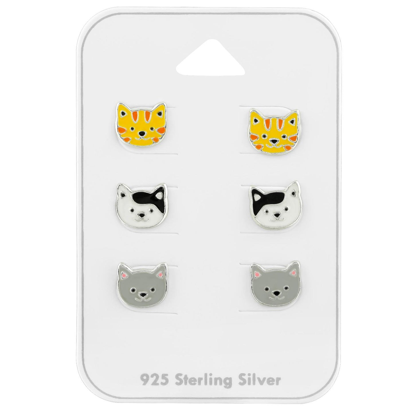 Kinder Schmuckset Katzen aus 925 Silber