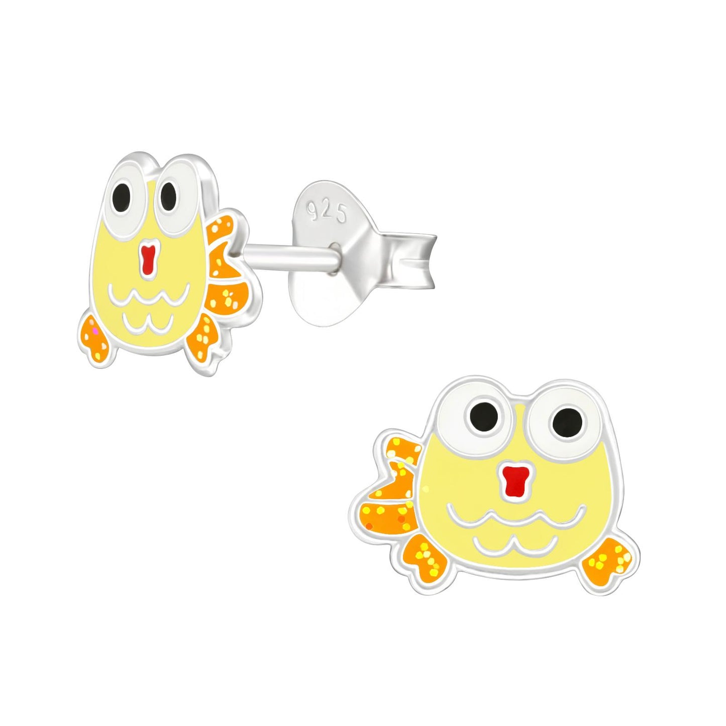 Kinder Ohrringe Fisch aus 925 Silber