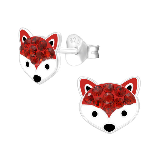 Kinder Ohrringe Fuchs aus 925 Silber