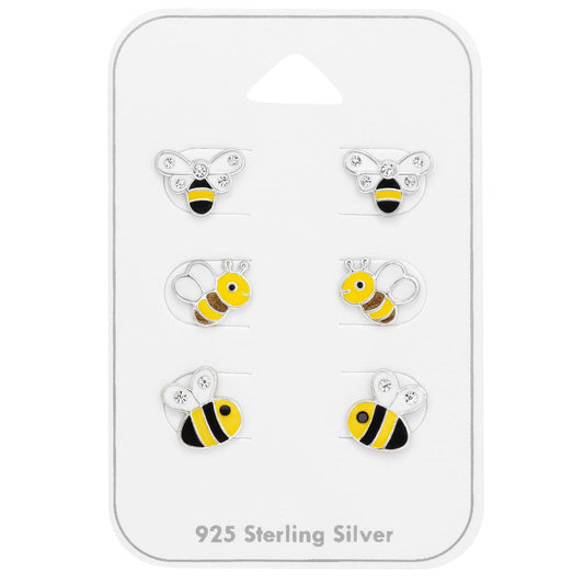 Kinder Schmuckset Bienen aus 925 Silber