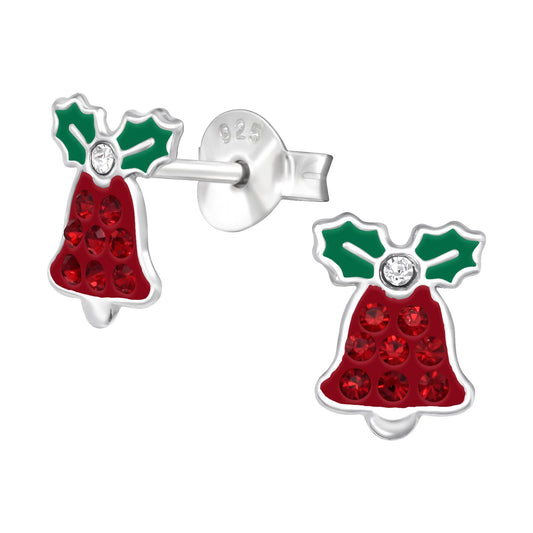 Kinder Ohrringe Glocke aus 925 Silber
