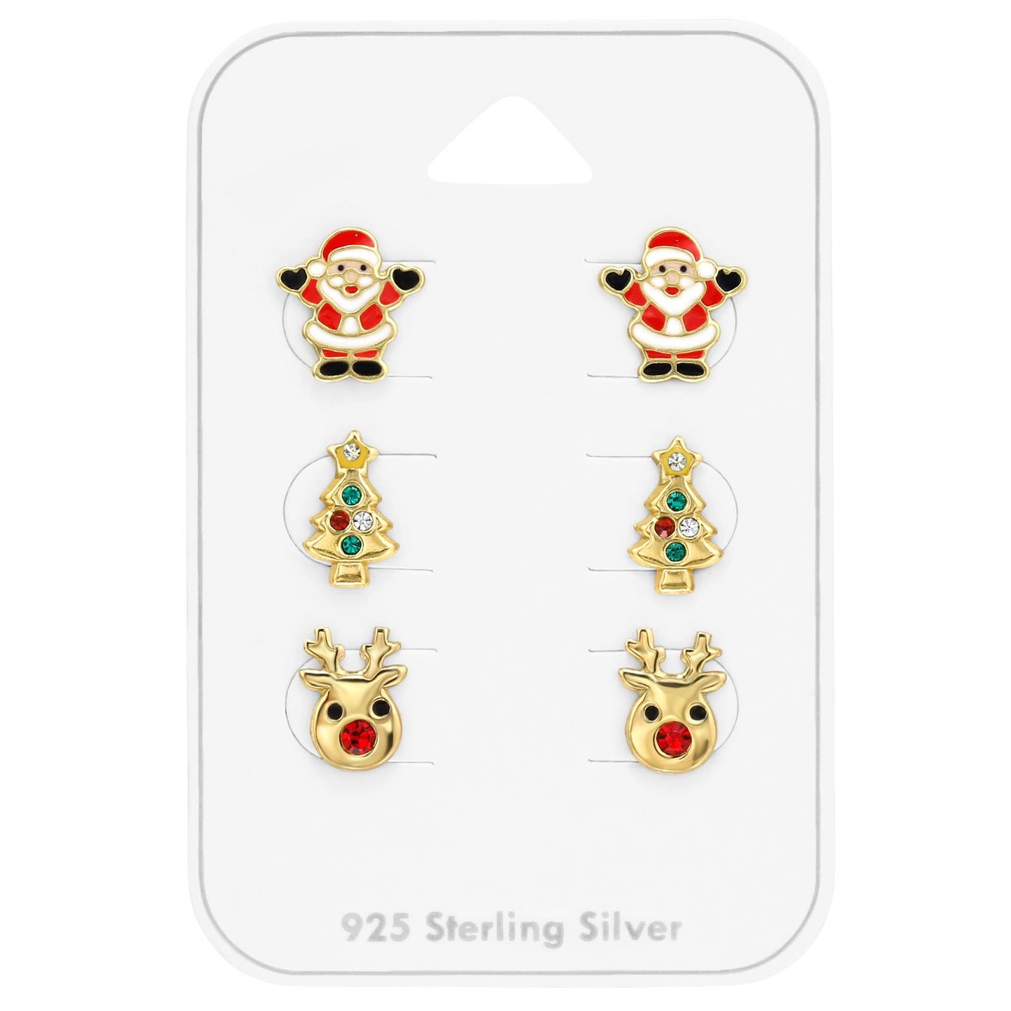 Kinderkerstsieradenset van 925 zilver.