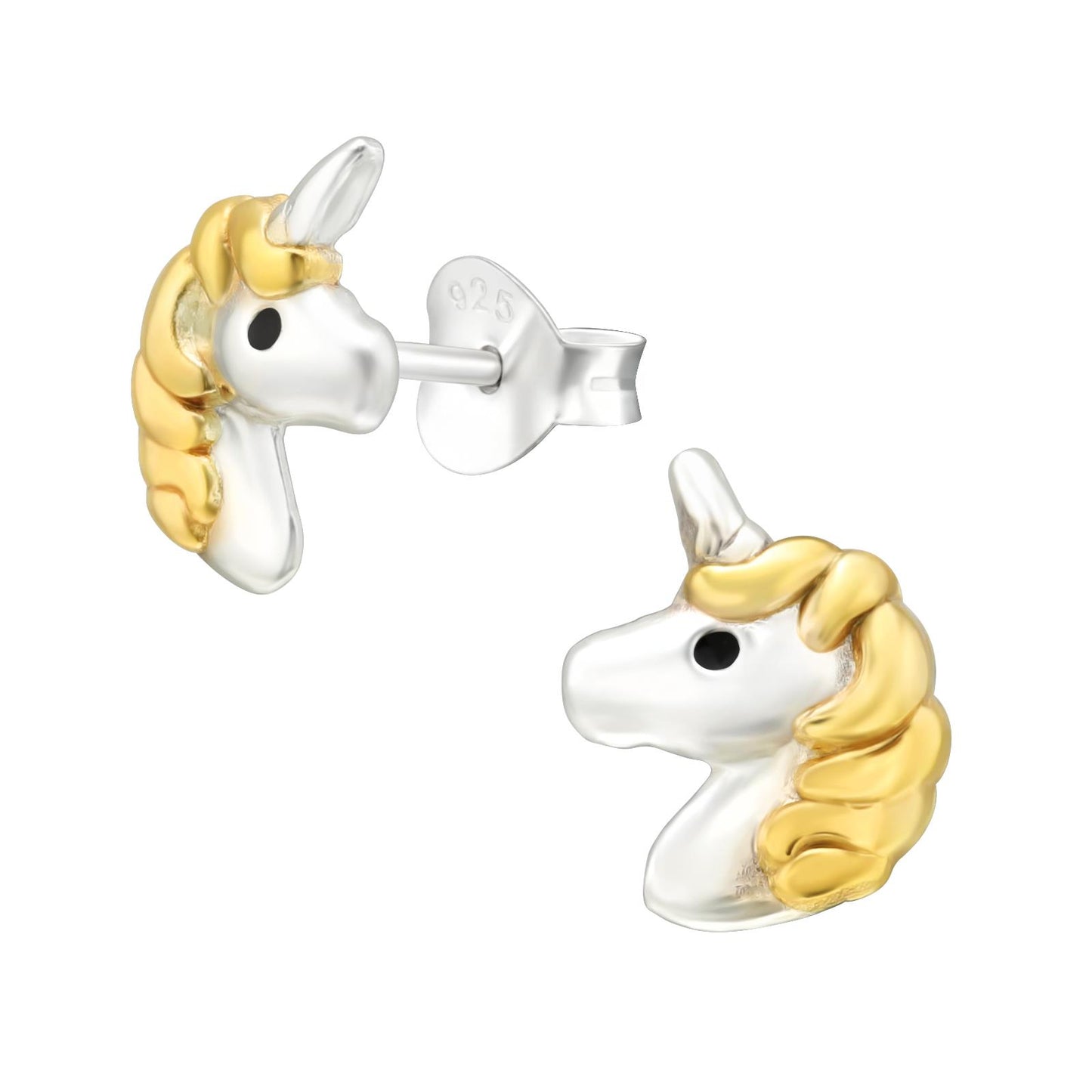 Mädchen Ohrringe Einhorn aus 925 Silber